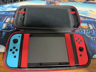 Nintendo Switch Console Black w / Blue & Red Joy-Console