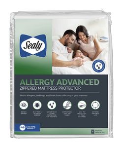 Allergy advanced zippered mattress protector queen size