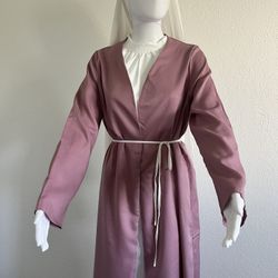 A Beautiful Belted Abaya, Caot And Outerwear