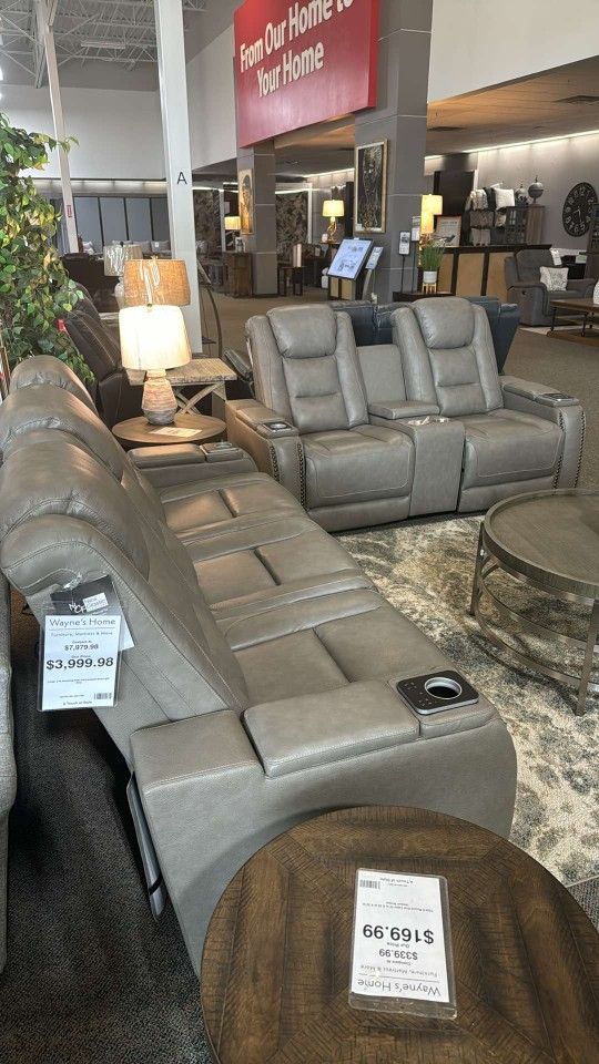[OM] 🟪 Only $45 initial then take it home 🏡 Brand New  Power Reclining Sofa And Loveseat 