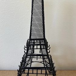 Black Eiffel Tower Paris Jewelry Holder Stand