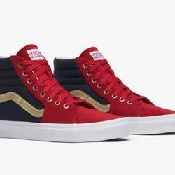 Vans Marvel SK8-Hi Captain Marvel Women's 8 / Men's 6.5 Sneakers Limited 2018