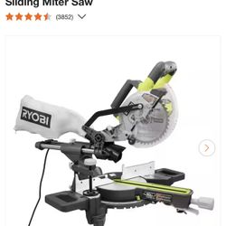 RYOBI 10 Amp Corded 7-1/4 in. Compound Sliding Miter Saw