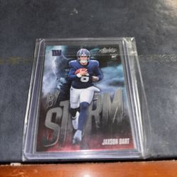 By Storm Jaxson Dart Panini Absolute Football Card Insert