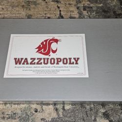 Wazzuopoly (1992) 1st Edition Brand New & Factory Sealed!!