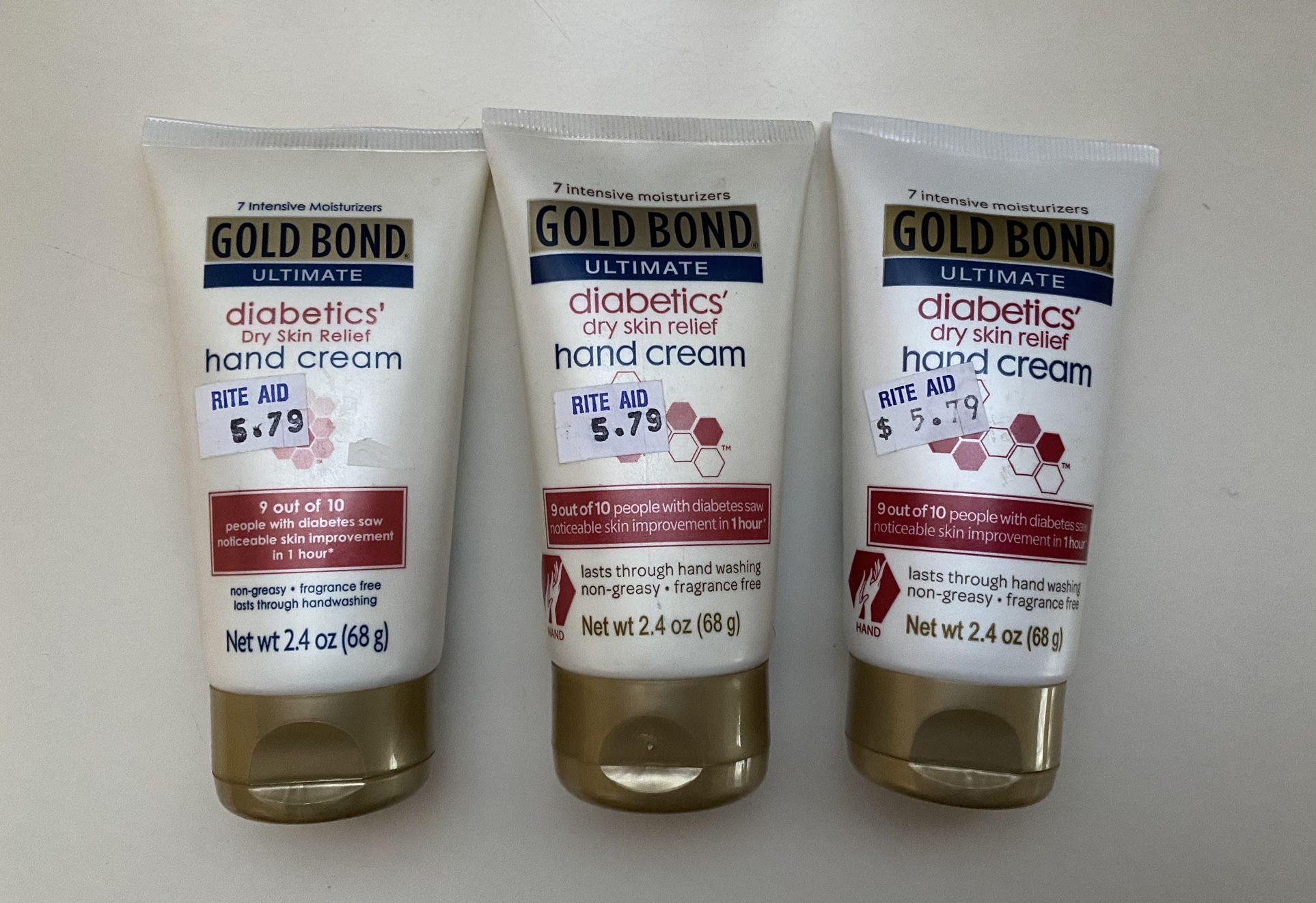 Gold Bond hand cream for diabetics