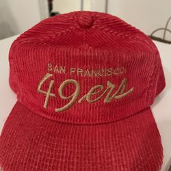 CORDUROY 49ERS HATS 