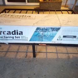 Arcadia Metal Swing Set Brand New