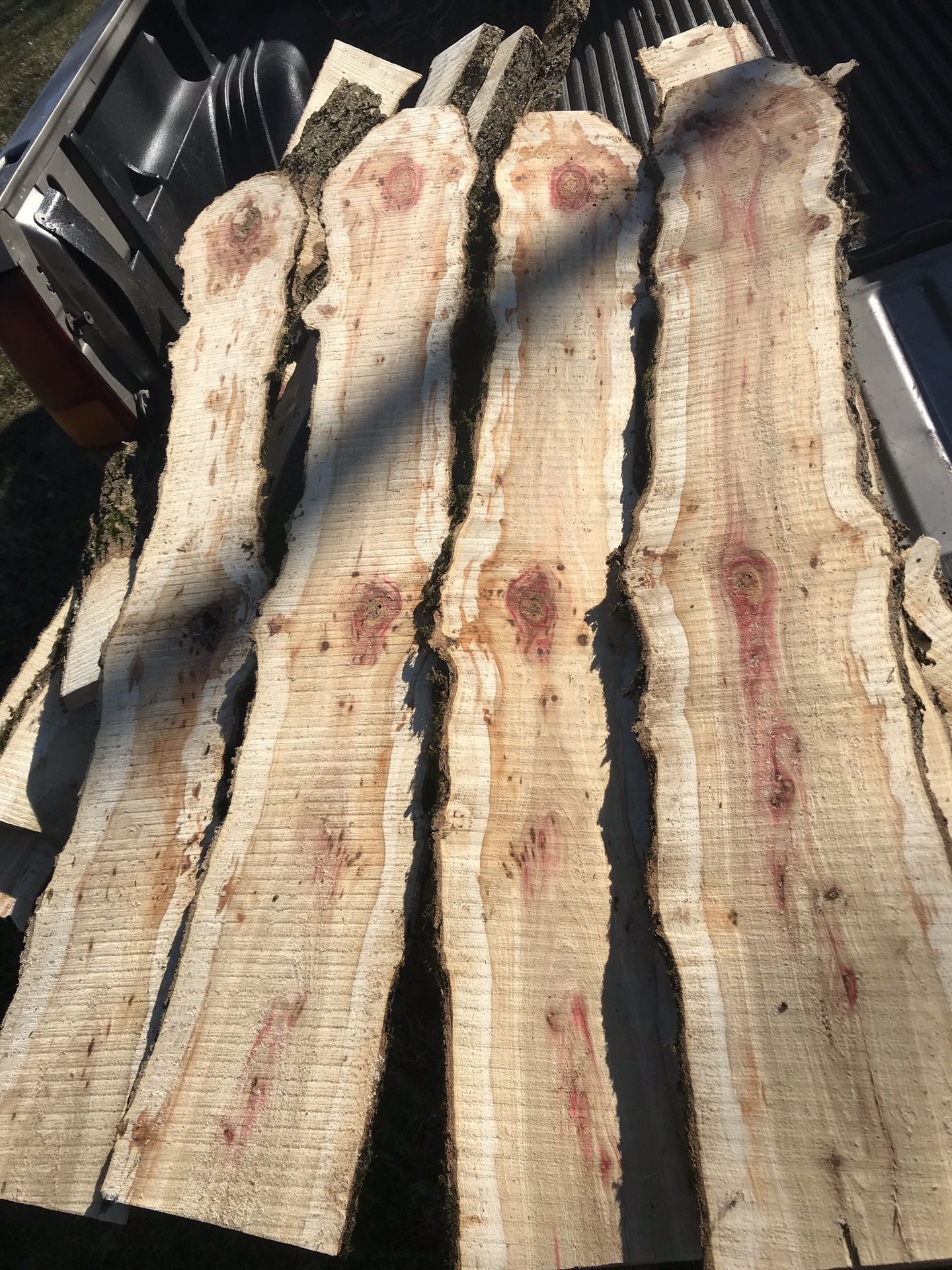 Flame Elder Live Edge Boards