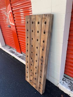 Hanging wine rack