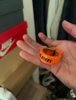 SE bike Seat Clamp Orange