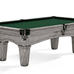 Brunswick Glenwood 8' Pool Table, Rustic Grey  