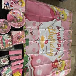 Princess Peach Birthday Party Supplies