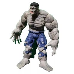 2007 Marvel Legends Savage Grey Hulk Limited Edition Articulated Collectors Figureo