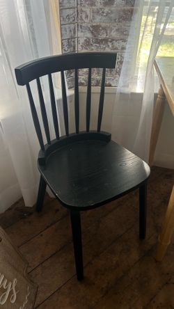 Black farmhouse chairs