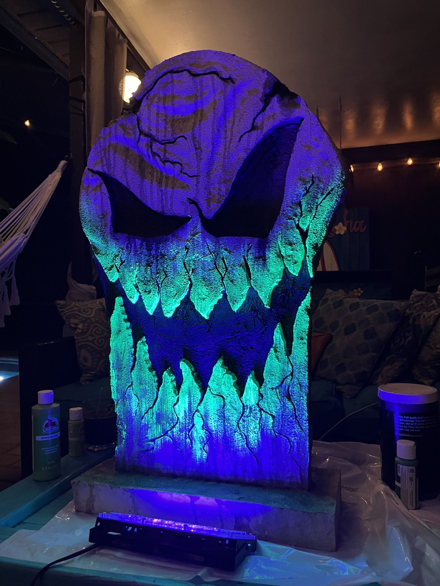 Handmade Halloween Tombstone