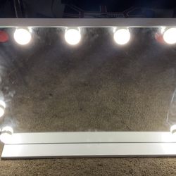 Mirror with lights