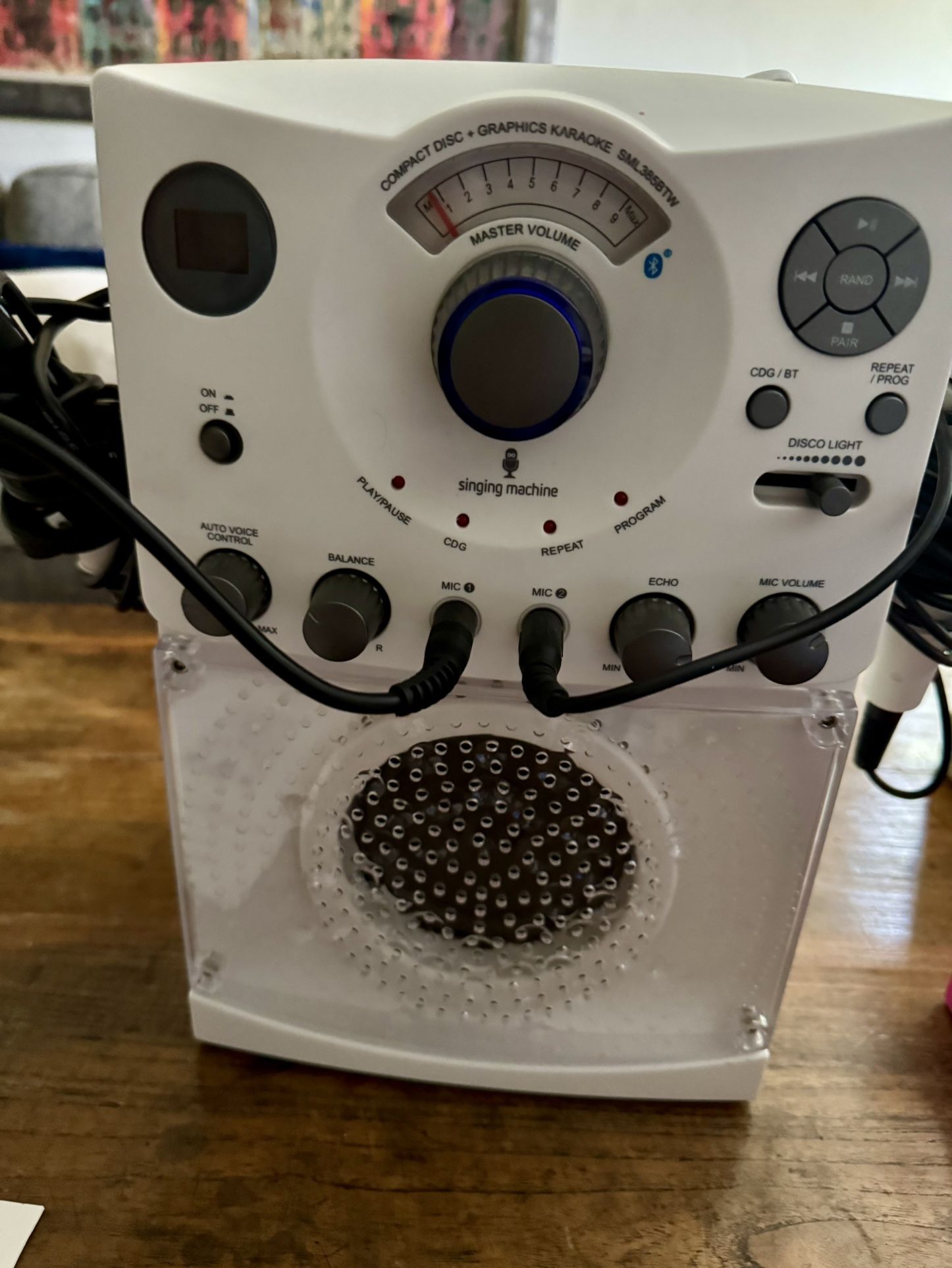 Singing Machine Portable Karaoke Machine For Adults And Kids, USED ONCE