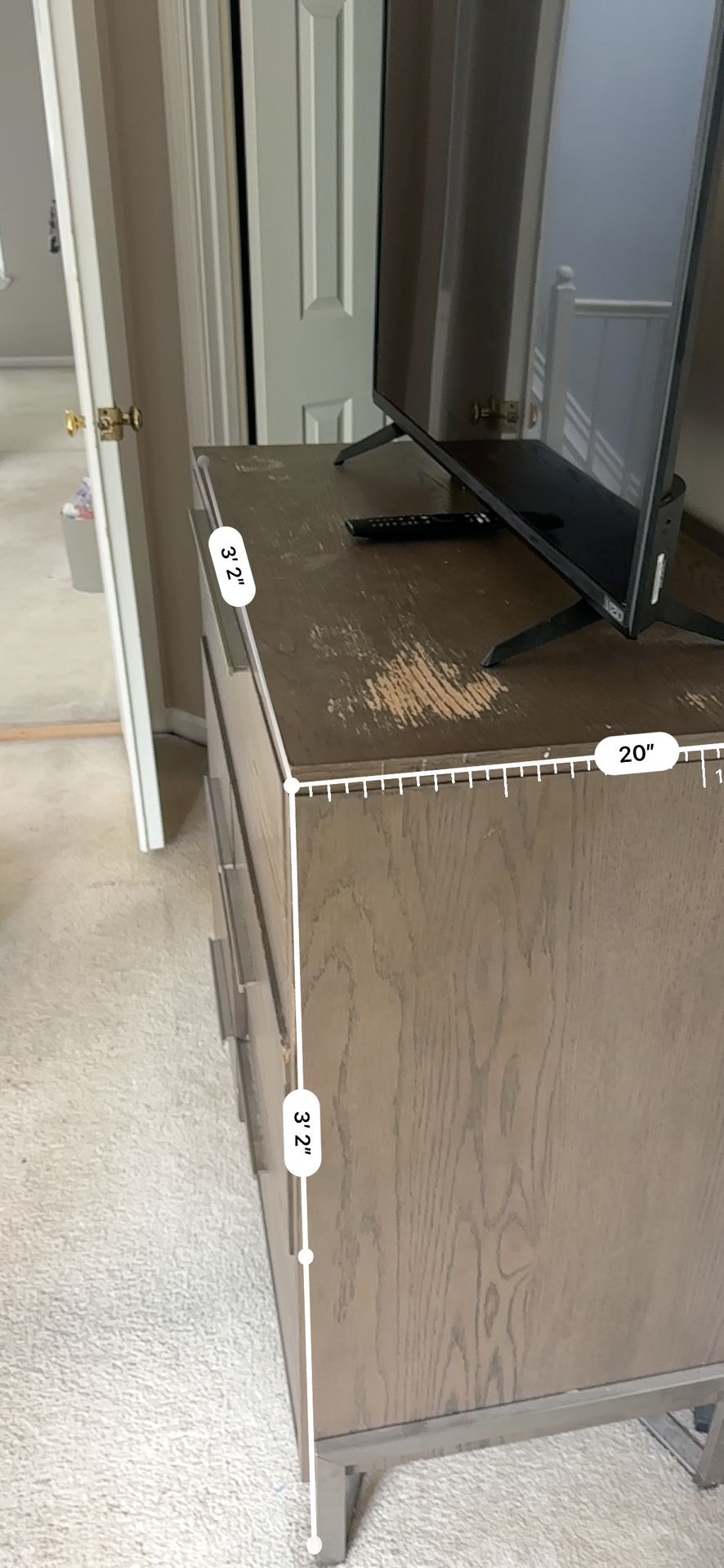 MUST GO!! Wood Bedroom Dresser