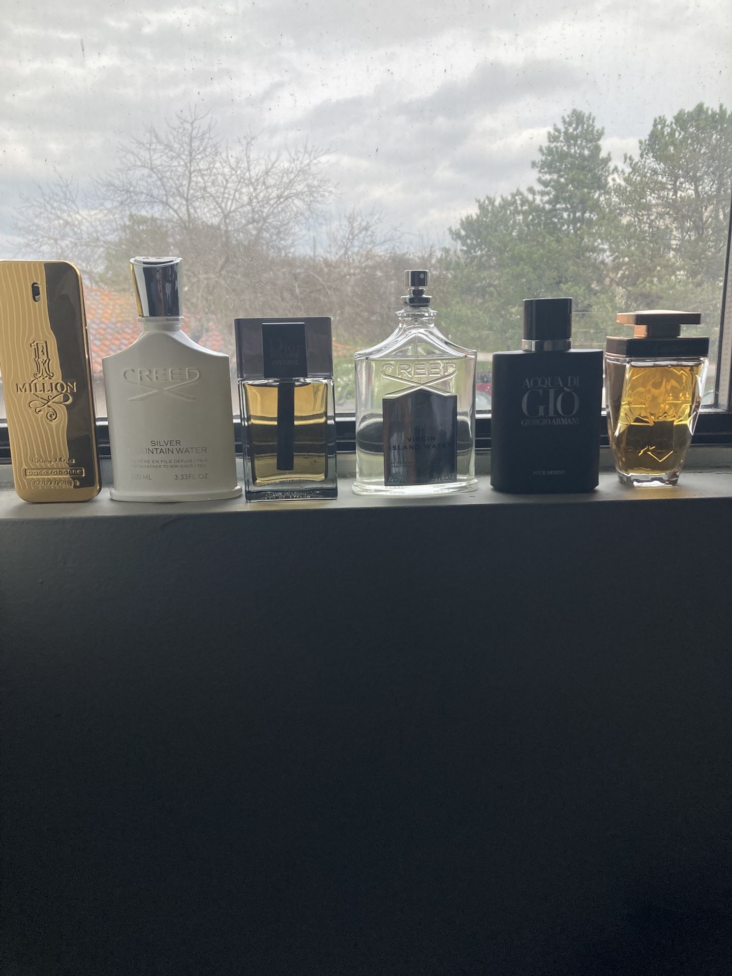 Colonge Collection Creed, 1 Million, Dior, Cartier