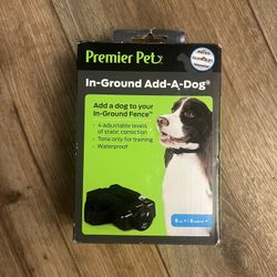 NEW Premier Pet In-Ground Add-A-Dog Collar GIG00-16920 8 LB. + / 6 Months
