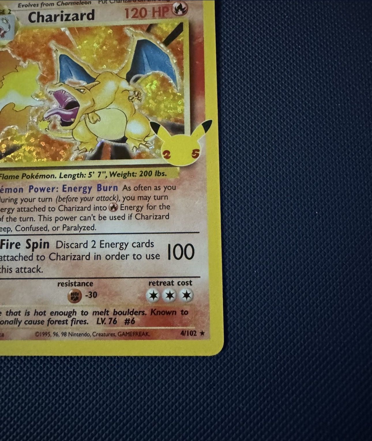 charizard vmax rainbow rare pokemon card Pokemon Charizard 4/102 Pokemon 2021 Celebrations Ultra Premium Collec