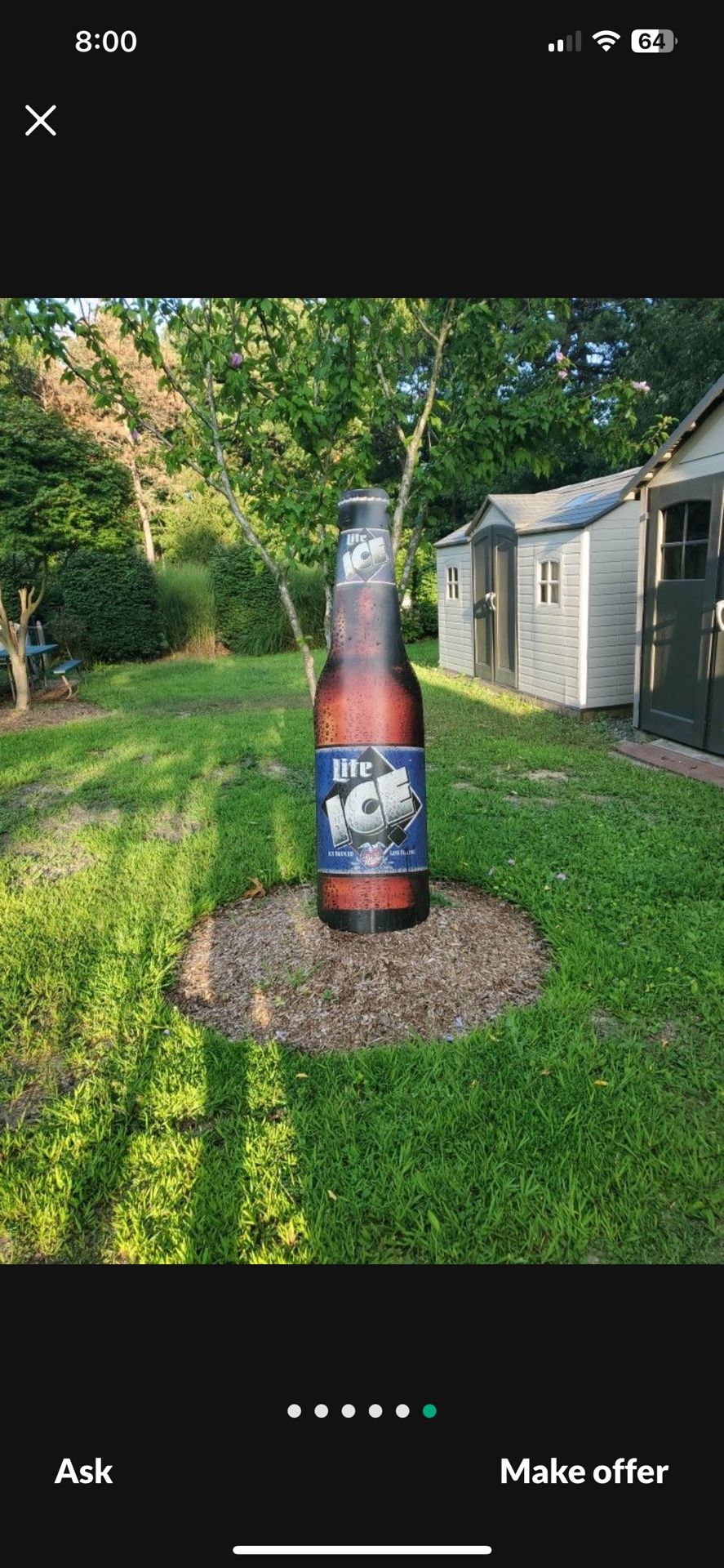 Huge Beer Metal Sign For Man Cave Or Any Kind Of Room Amazing Sign Original Selling So Cheap For A Quick Sale