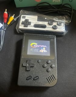 Brand New Retro Handheld Console - 2-Player Game Box Plus & Gamepad Controller
