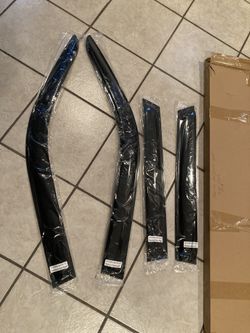 Bronco Rain Wind Guards 