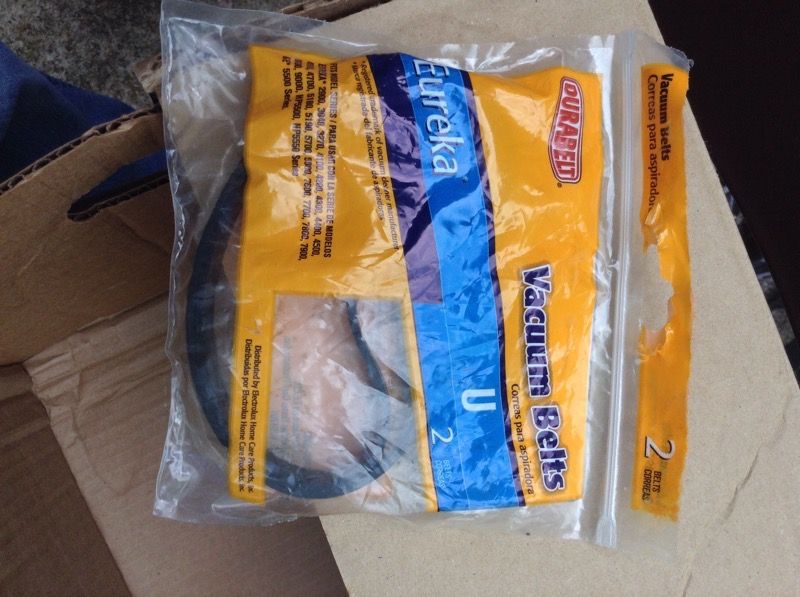 2 new in package Eureka vacuum belts