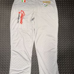 Men’s Baseball Pants Size XL Liga De Mexico Sponsors 