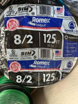 New romex wire 8/2