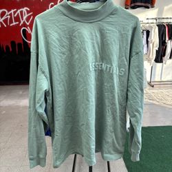 ESSNETIAL TEE LONG SLEEVE SYCAMORE SIZE M
