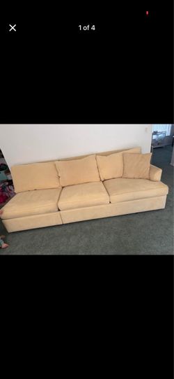 Two piece sofa or you could make it a very long sofa
