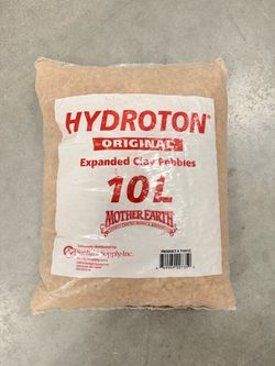 Hydrotron 10L expanded clay pebbles LECA for aquaponic, hydroponic, orchid care, soilless gardening
