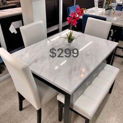 Gorgeous Dining Table Set With Bench