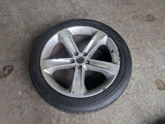 DODGE 20" SPARE WHEEL AND TIRE