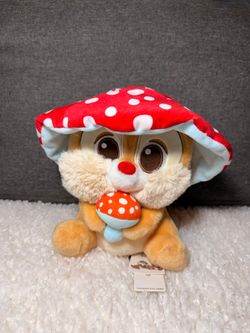 MINISO Disney Chip & Dale Mushroom Plush New with Tag