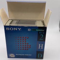 Sony mfd 2hd micro 3.5” floppy disk set