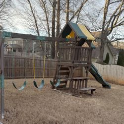 Wooden Swing Set