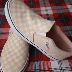 Pink Vans Size Missy 5.5
