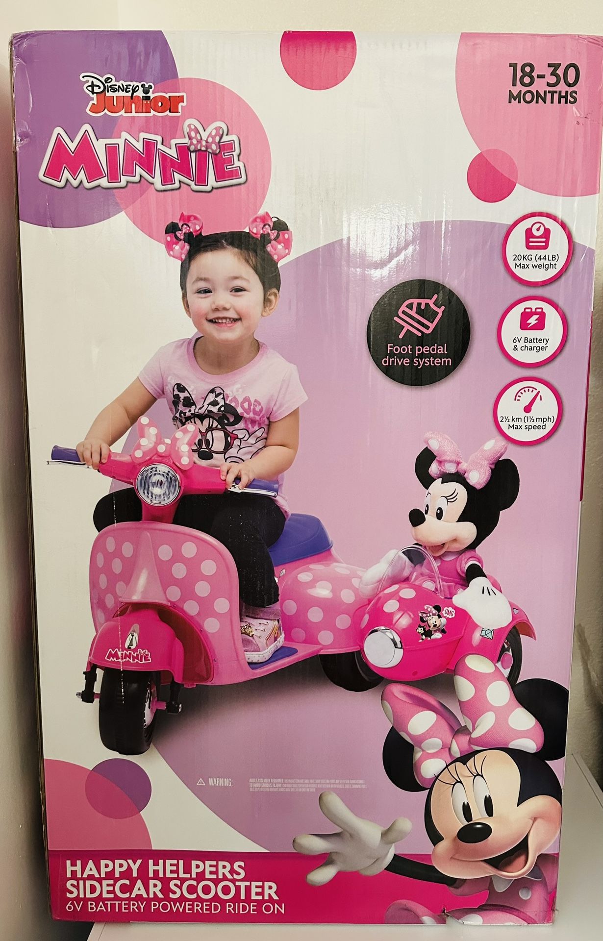 Kid Trax Disney 6v Ride On Mouse Ride On Kid Trax 6v Minnie Mouse