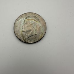 Rare Bicentennial 1976 Eisenhower E dollar type 1