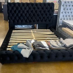 Queen bed frame & Queen mattress