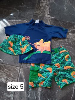 Boy's Uv Skinz 3 Pcs SWIMWEAR Set