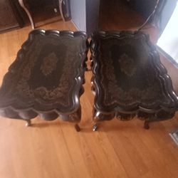 Tables Black With Gold 