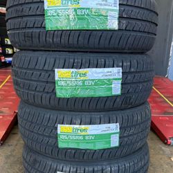 185/55R16 Set Of 4 TBB New Tires 