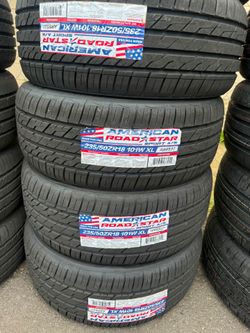 235/50/18 American vendo un set de llantas nuevas con 50,000 millas de garantía ✅🤩I am selling a set of new tires with a 50,000 mile warranty ✅