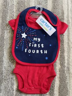 Carter’s 2pc My First Fourth Newborn