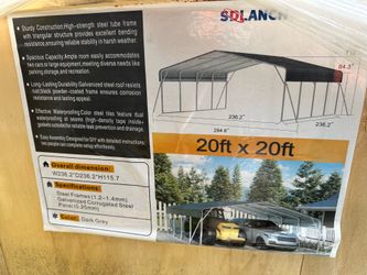 20x20 carport